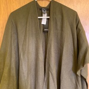 Olive Shawl/ Poncho BNWT